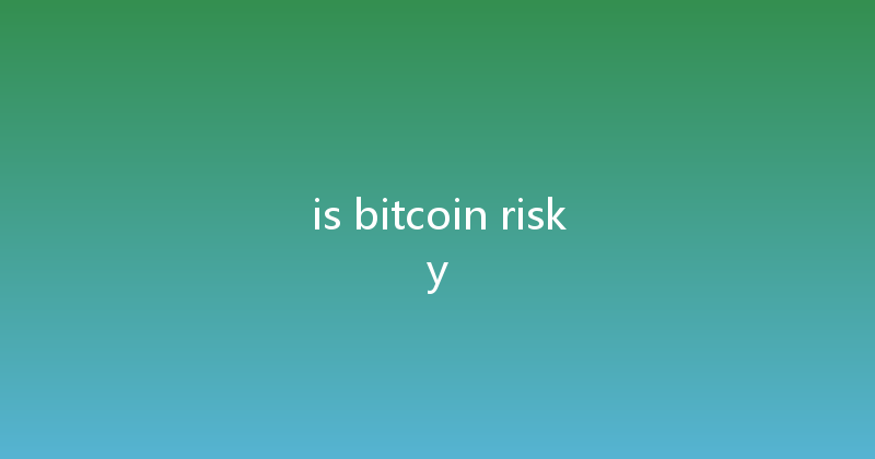 is bitcoin risky 